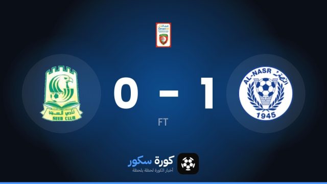 الناسر يتغلب على السيب بنتيجة 1-0 في الجولة 5 من الدوري العماني الممتاز