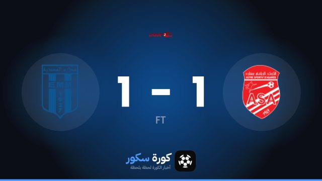 الكوكب الرياضي بعقارب وإم ماهديا يتعادلان 1-1 في الدوري التونسي – الدرجة الثانية