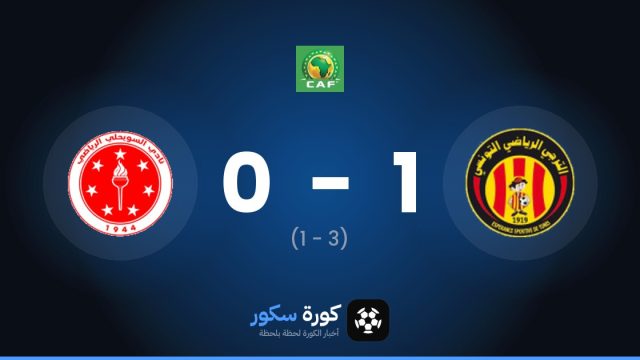 الترجي التونسي يفوز على السويحلي 1-0 في دوري أبطال أفريقيا